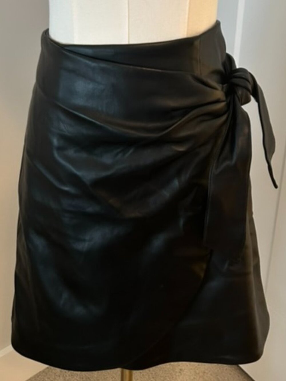 LOFT Faux Leather Sarong Mini